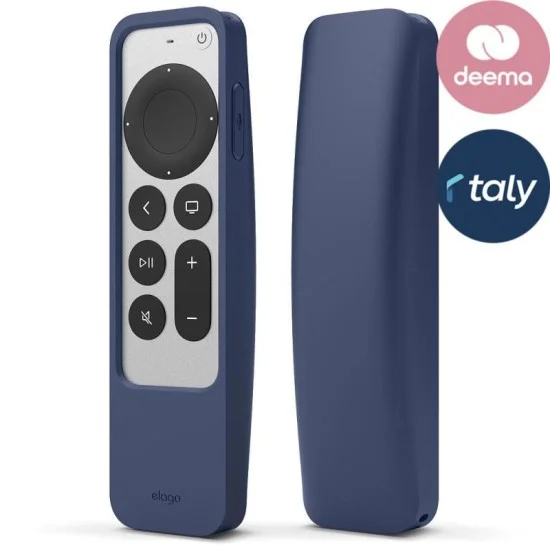 Elago Apple Tv Siri Remote R5 2021 Case Airtag Compatible Jean Indigo